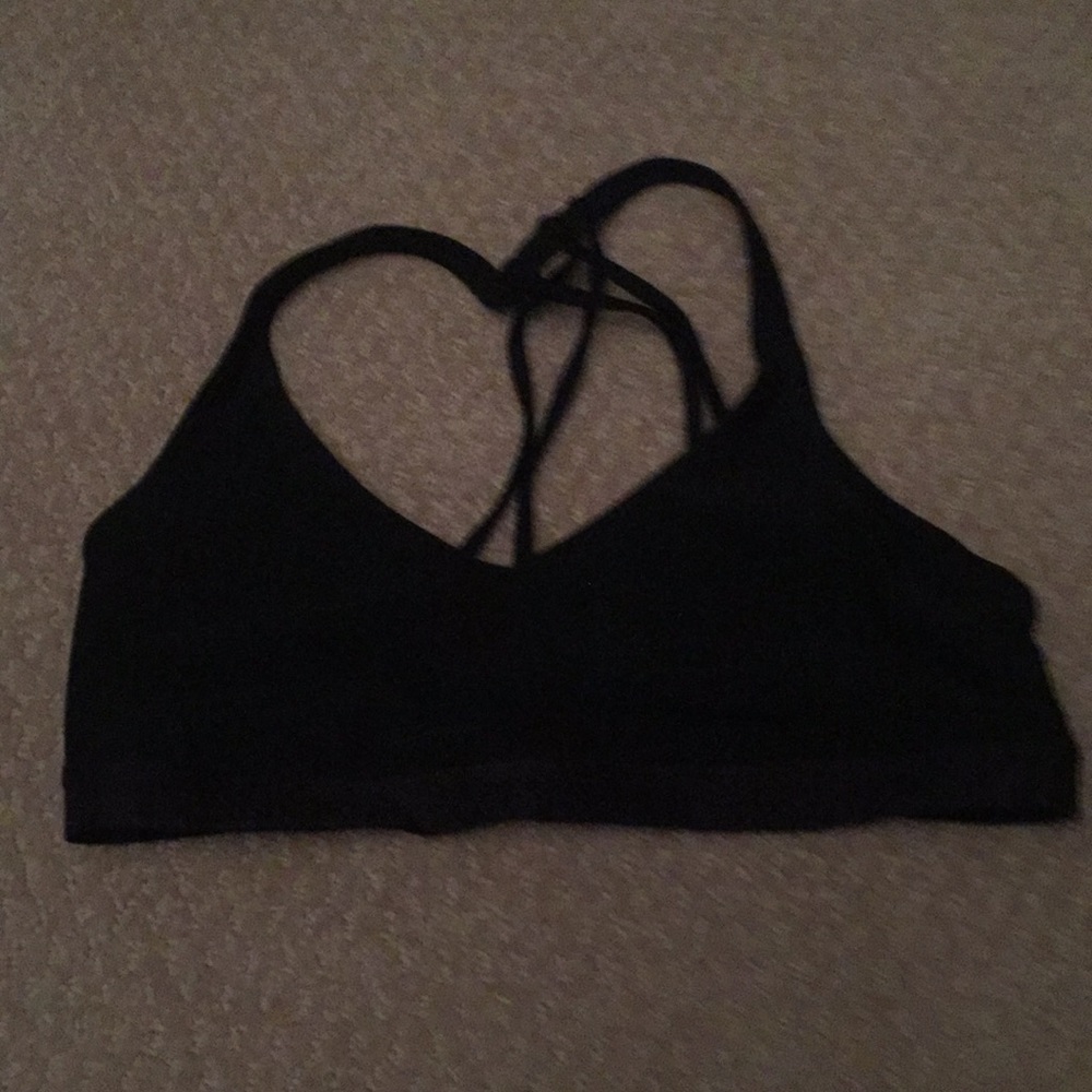 Under armour sports bra black
